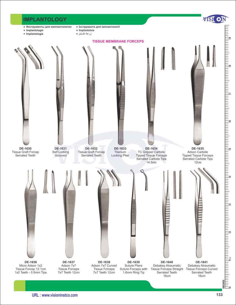 Vision Instruments Company Instruments